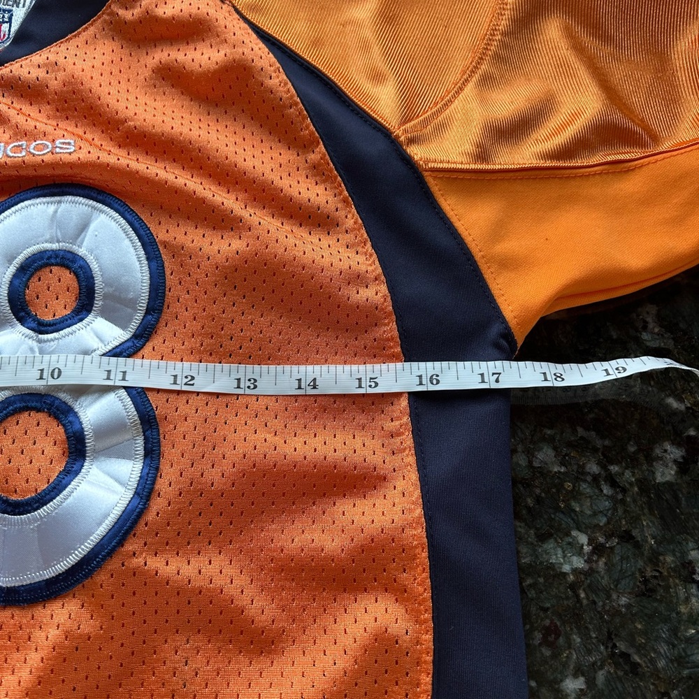 NFL Equipment OnField by Reebok Denver Broncos #18 Peyton Manning Jersey. Youth - Picture 12 of 15